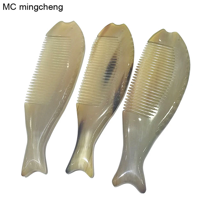 Mc Natural Yak Horn Combs Professional Hairdressing Detangling Hair