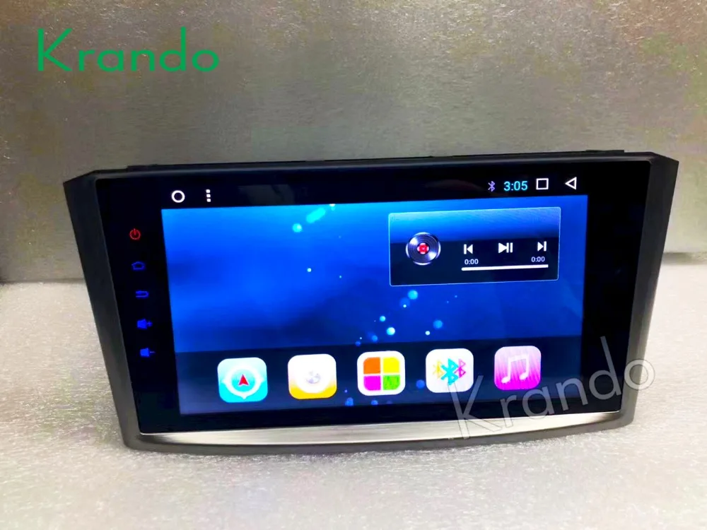 

Krando Android 7.1 9" Big Screen car Multimedia system radio player GPS for Toyota Avensis 2003-2007 stereo navigation BT WiFi