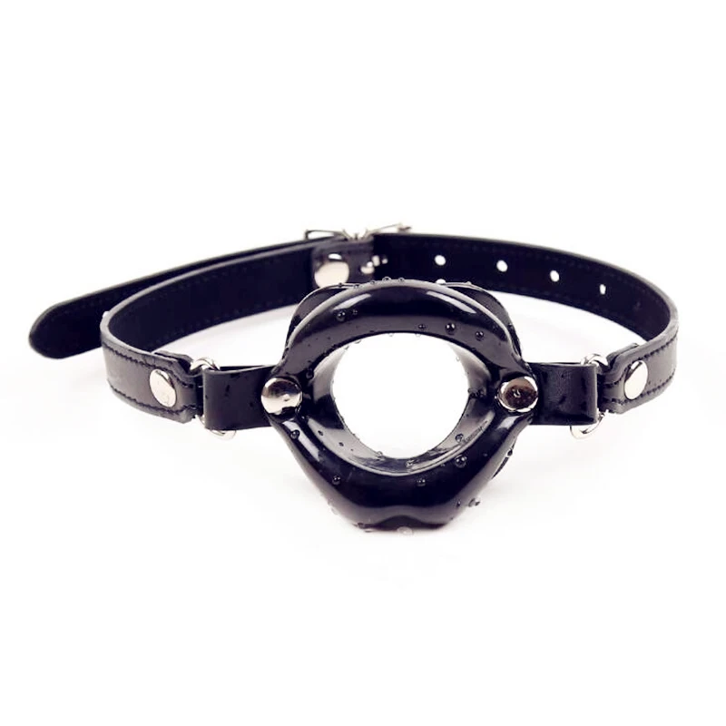 Adults Rubber O Ring Open Mouth Gag Restraints Head Harness Strap Night Toy