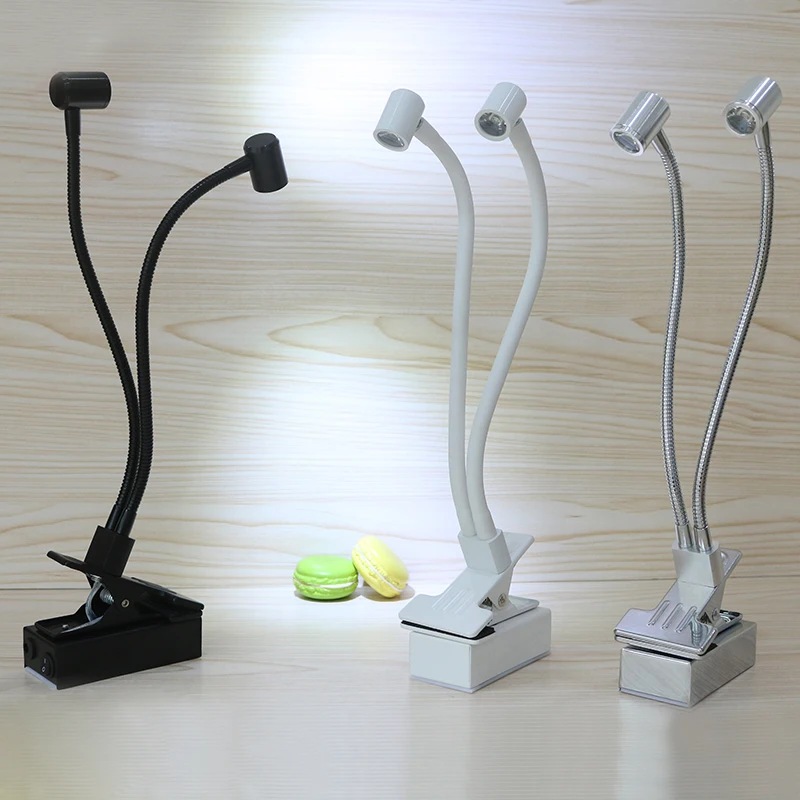 Best Wireless 6W LED Clip Picture Clamp On Desk Light Rechargeable