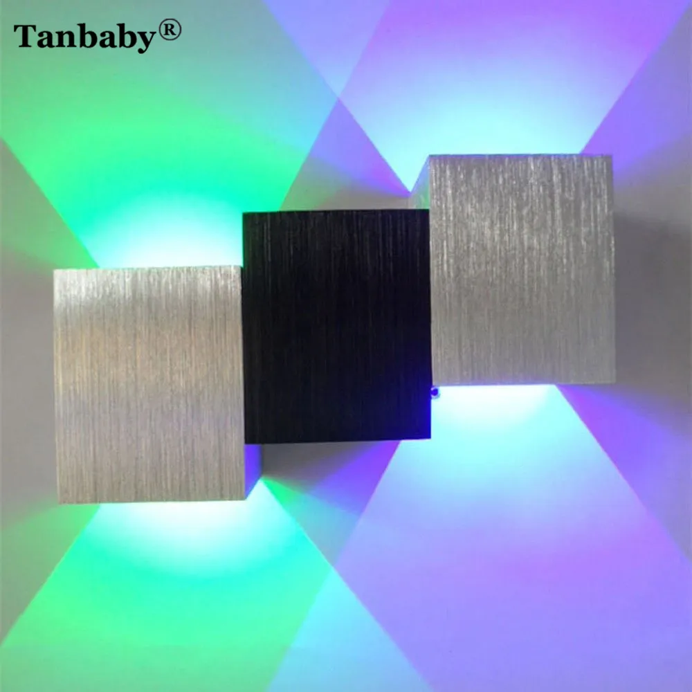 

Tanbaby High quality led wall lamps 2W Aluminum LED wall lighting AC85-265V LED modern decoration indoor and outdoor lamp