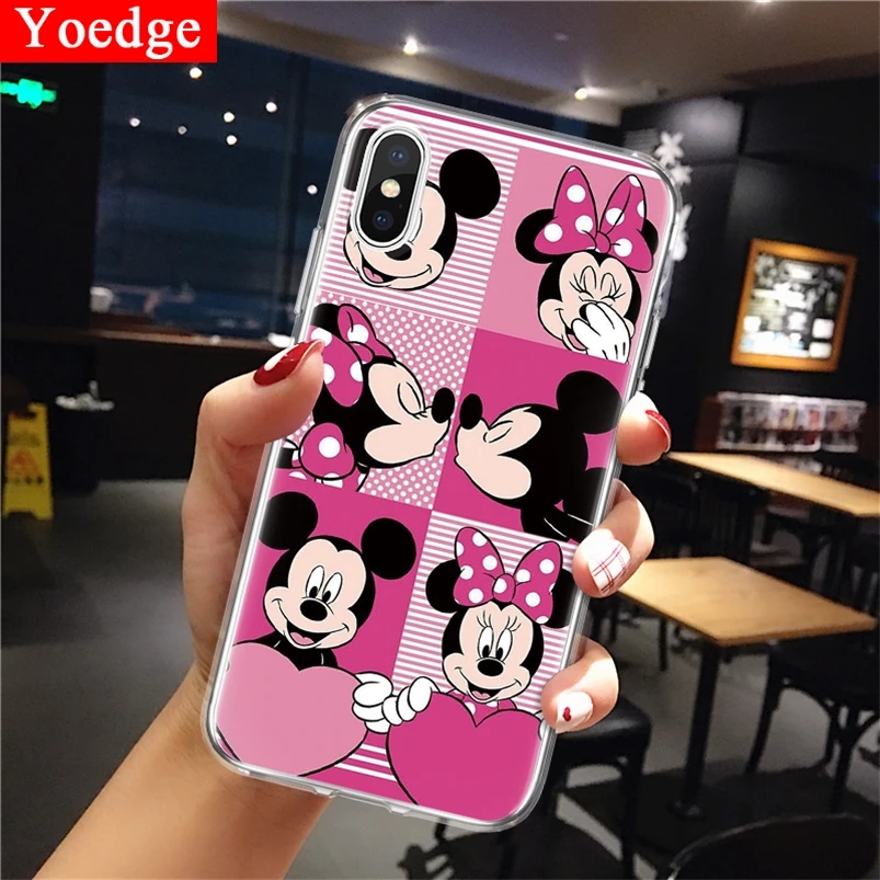 

Luxury Cartoon Phone Cases For iPhone XS Max XR X 10 6 S 6S 7 8 Plus 4 4S 5 5S SE 5C Silicone Clear Back Cover For iPhone 7 Case