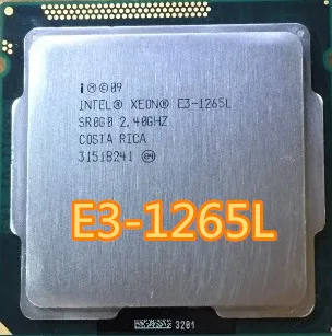 Intel ЦП Xeon E3-1265L 2,4 ГГц 45 Вт LGA1155 E3 1265L e3-1265L Процессор процессор для hp MicroServer Gen8 лучше, чем E3-1260L