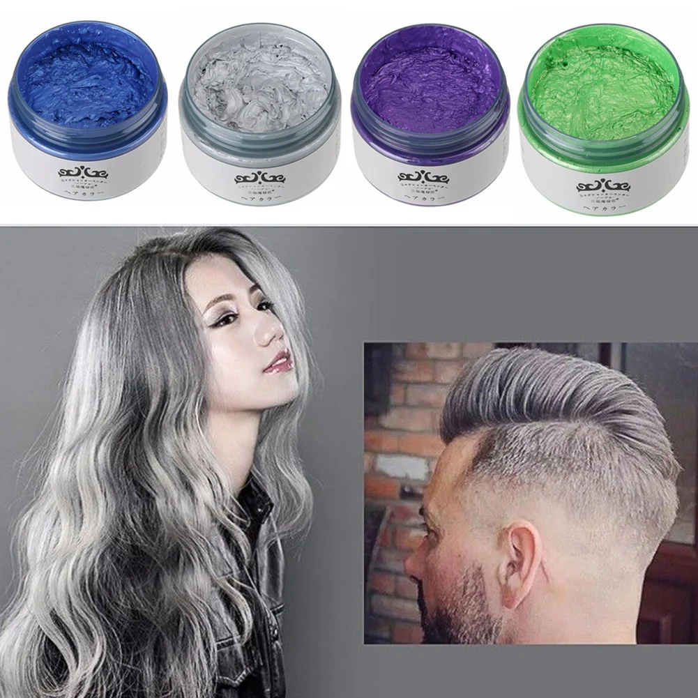 Harajuku Style Styling Products Hair Color Wax Dye One time Molding