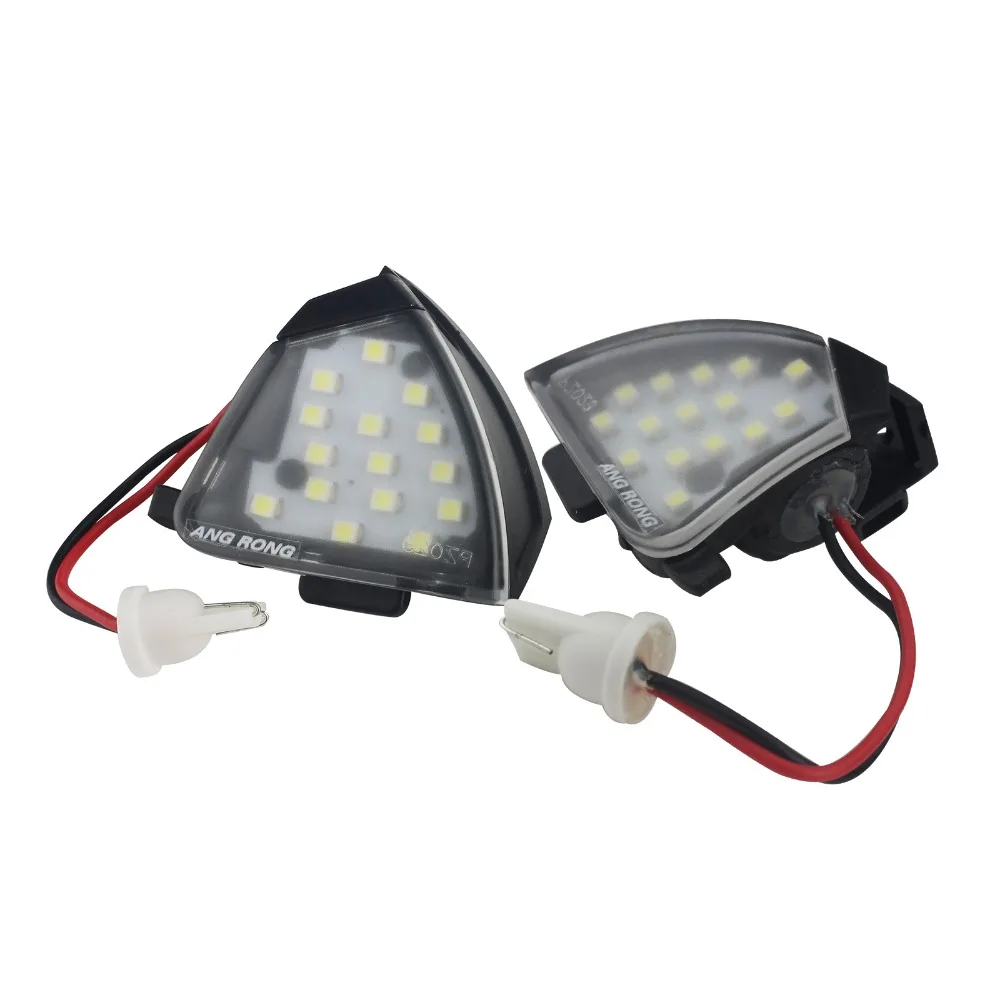ANGRONG 2x Canbus Светодиодная подсветка под зеркало для колокольчика VW Golf MK5 2003 09 Plus GTI R32