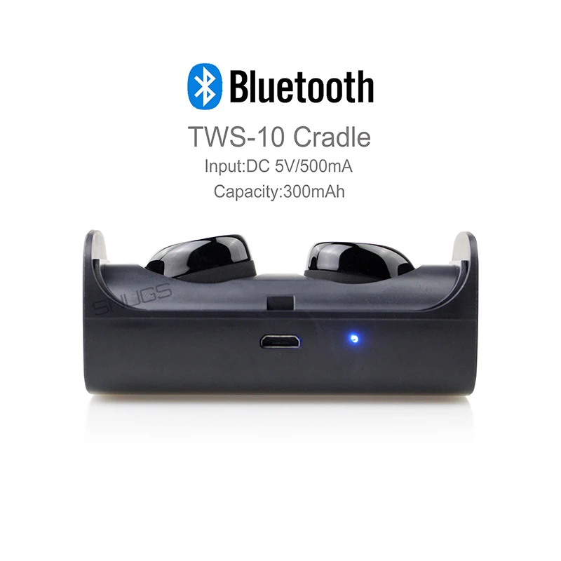 Двойные Bluetooth наушники Ersuki TWS10 настоящая Беспроводная мини стереогарнитура с