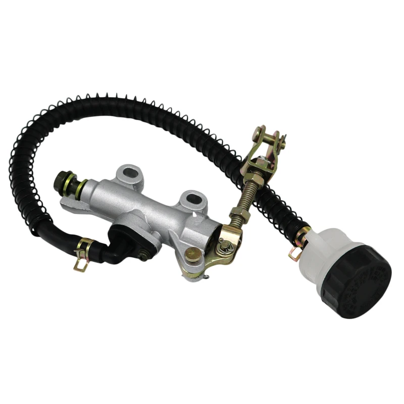LMoDri Motorcycle Dirt Pit Bike ATV Rear Foot Hydraulic Brake Master Cylinder Pump black Pitch