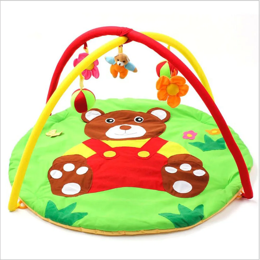  Baby Activity Gym Mat Soft Infant Floor Carpet 3D Activity Play Mat Center Babygym Toys Gift 90*90*