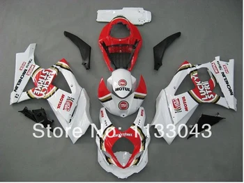 

Injection Fairing For SUZUKI GSX-R1000 K7 07 08 Red White GSX R1000 GSXR 1000 NEW K7 07-08 GSXR1000 2007 2008 fairings kit