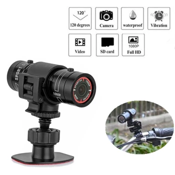 

F9 Sports DV Waterproof mini Camera Outdoor Motorcycle Bike Camera HD 1080P 3MP Bicycle Helmet DV DVR Recorder Micro Camcorder