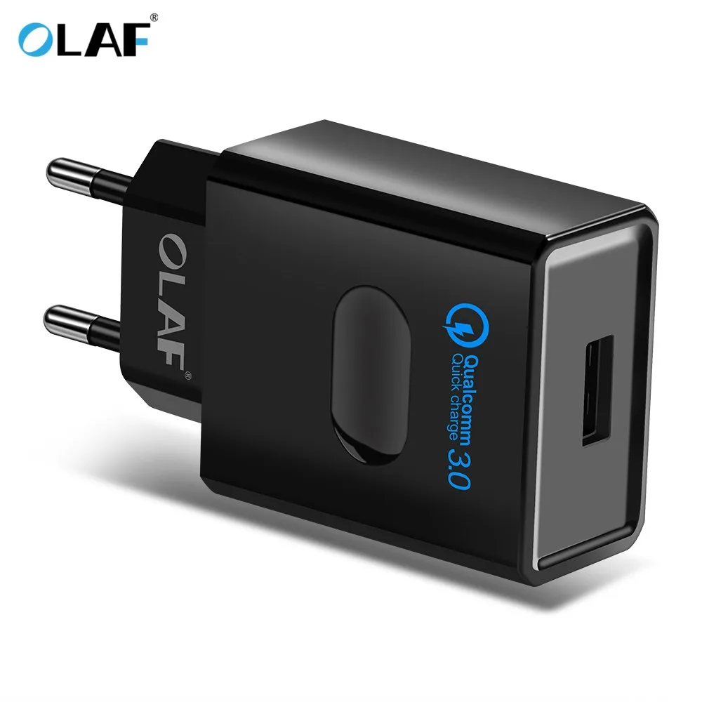 OLAF EU/AU/US вилка USB зарядное устройство QC3.0 QC2.0 18 Вт портативное настенное для Huawei P20