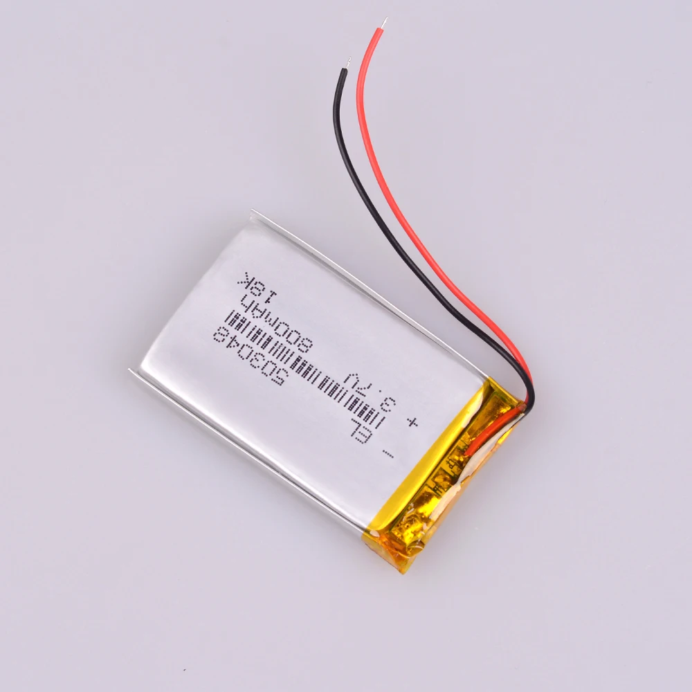48x30x5 мм перезаряжаемая 503048 800mAh литий ионная батарея 3 7 V Вольт полимерная Li po