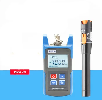 

Brand New TL510C -50~+26 Optical Power Meter with FC SC ST Connector +Red Laser Fiber Optic Cable Tester 10mW