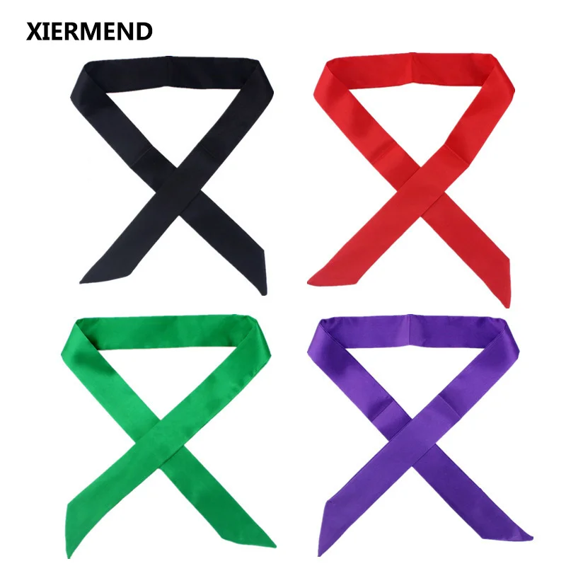

2019 Monochrome slender narrow long scarf tied bag handle scarves small ribbon decorative bag led towel head skinny scarves