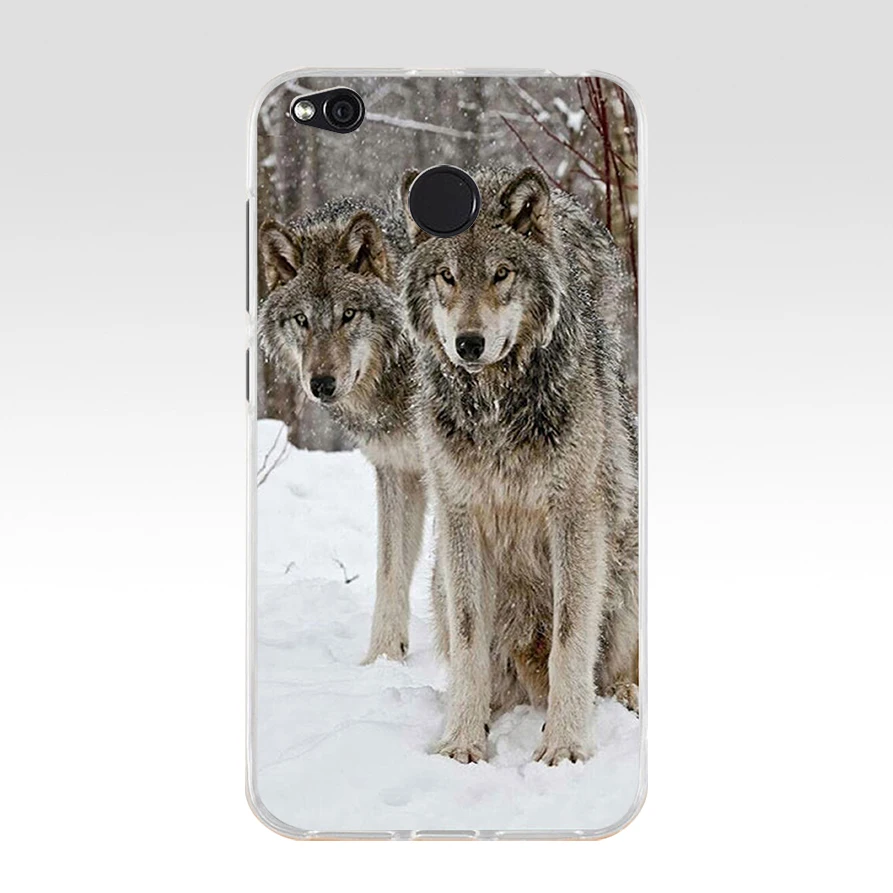 29 colorful Lion Tiger leopard Wolf TPU Soft Silicone Phone Case for Xiaomi Redmi 4X 4A 5A 6A 6 Note 5a pro mi a1 8 lite Cover - Color: 18