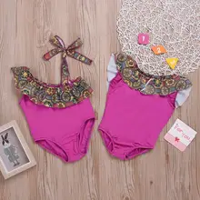 Детский летний один цельный купальник; купальный костюм для маленьких детей; пляжная одежда для плавания; 5 шт/лот