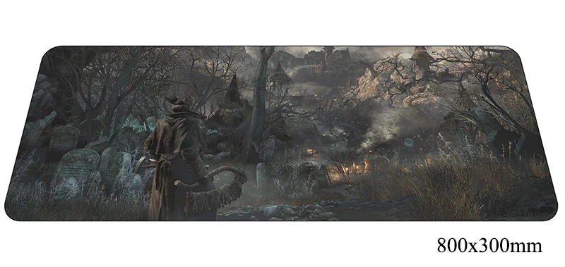 Коврик для мыши bloodborne, высококлассный компьютерный геймер, mause, коврик 800x300X2 мм, лидер продаж, коврик для мыши, эргономичный гаджет, настольные коврики - Цвет: Size 800x300X2MM