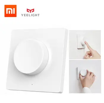 

Xiaomi Mijia Yeelight Smart Dimmer Switch Intelligent adjustment wall wireless switch for yeelight ceiling light LED chandelier