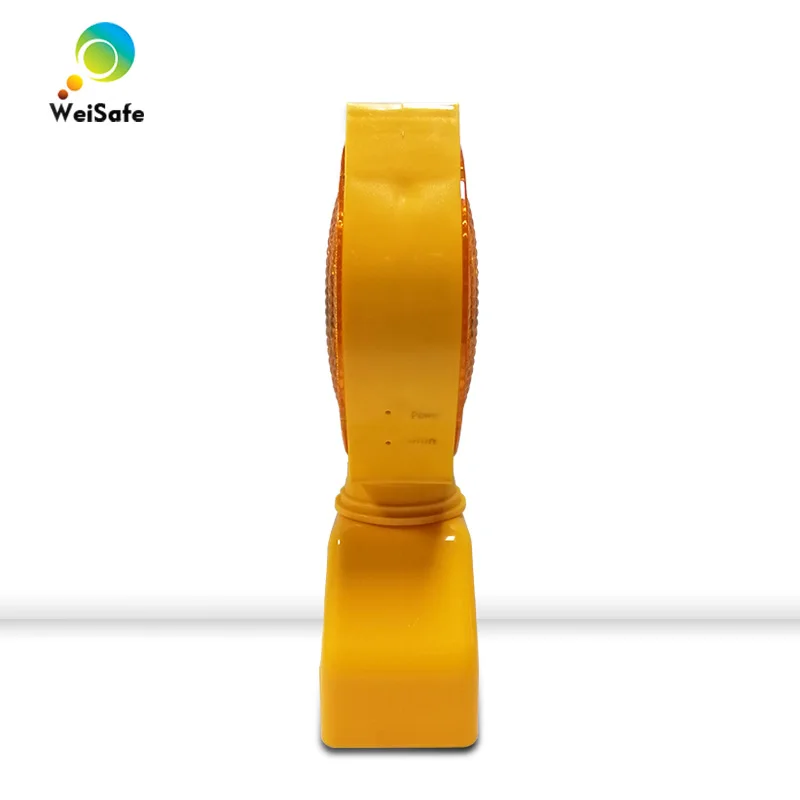 New deisgn Factory price high brightness LED Solar Powered yellow Traffic Barricade Warning light led traffic light