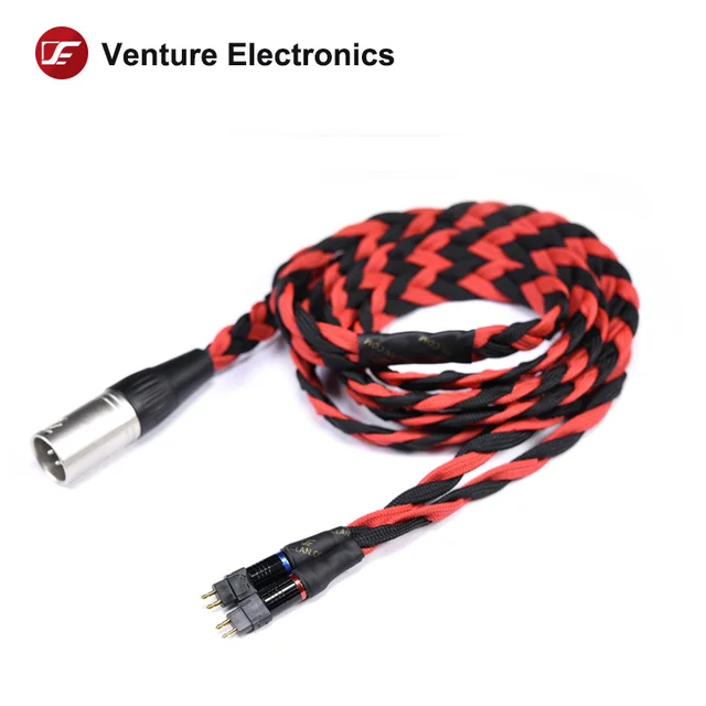 Venture Electronics Black litz HD600 hd6xx 2.5mm 4.4mm balanced