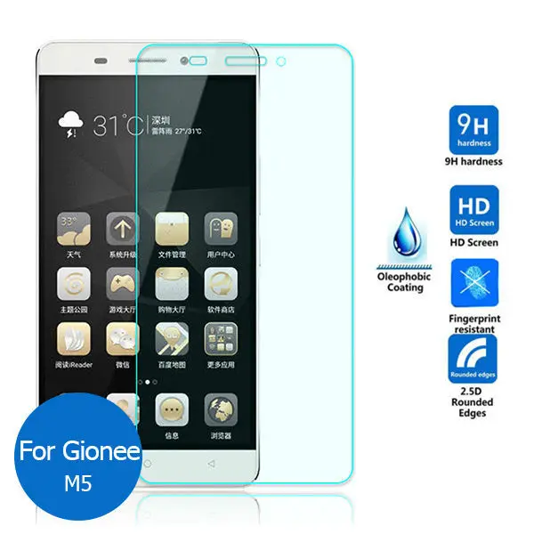 

2.5D Tempered Glass For Gionee Marathon M5 High Quality Protective Film Explosion-proof Screen Protector for Marathon M5