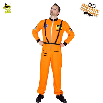 

New Men's Pilot Astronaut Costume Cosplay Role Playing Masquerade Party Pilot Costumes for Purim Party Adult Men Outfits