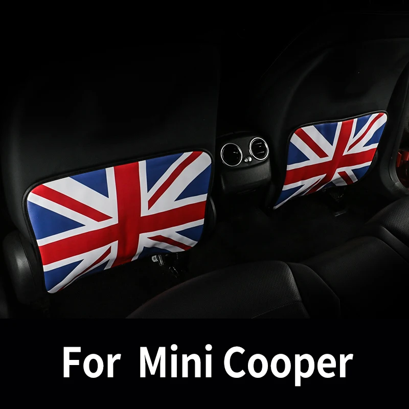 Car Seat Back Panel Protection Mat Anti Kick Pad For Mini Cooper R56 R60 F54 Clubman F55 F56 F60 Countryman