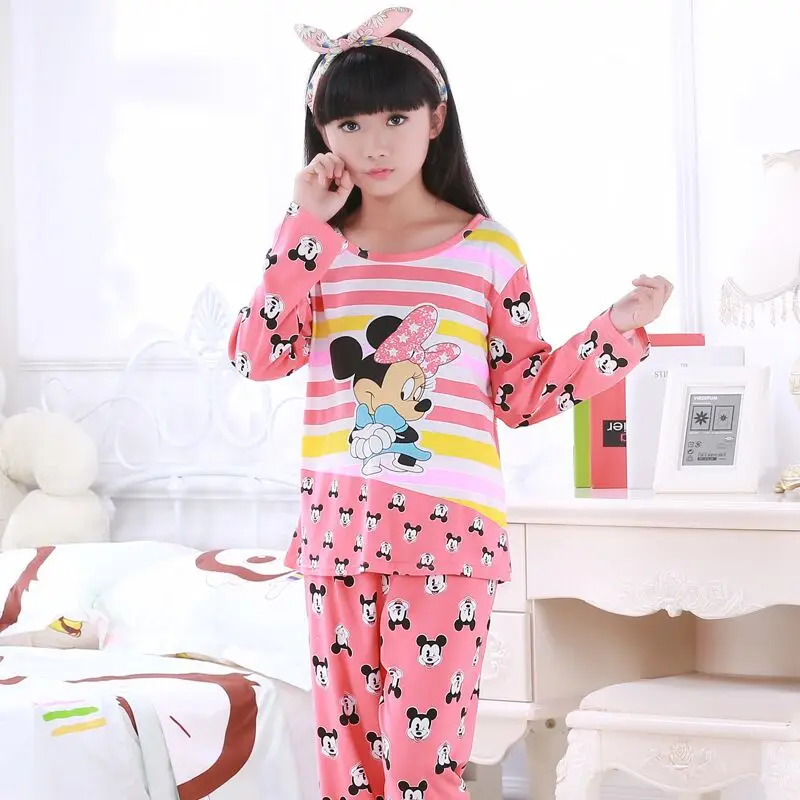 Г., осенне-весенние комплекты для сна для малышей милые пижамы для девочек детские пижамы для девочек с героями мультфильмов, комплект детской одежды, DGDF565 - Цвет: color at picture