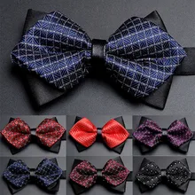 Модные 2-тон Bow Tie сетки Для мужчин и Для женщин смокинг общие вечеринку Галстуки бабочка бабочкой 30 Цвет, 100 шт