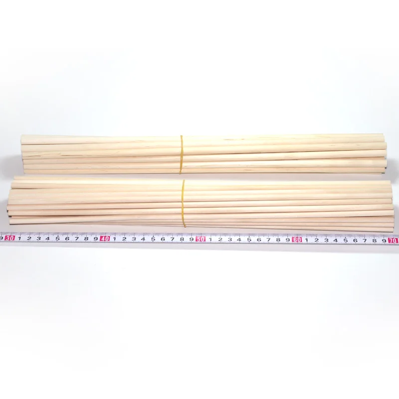 Billige 40 cm L Holz Runde Popsicle Stick Kinder Hand Handwerk Kunst Eis Lolly Cake DIY Machen Lustige Hot Tools 6mm oder 8mm Diamater