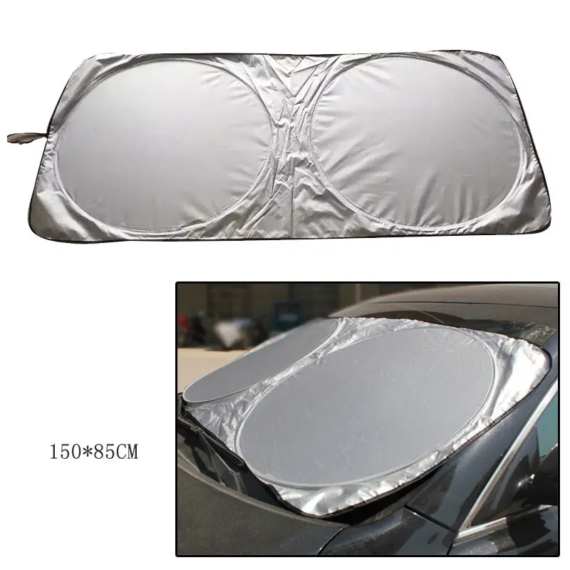 1 шт. тканевая Складная защитная пленка от солнца на лобовое стекло Передняя защитная пленка от УФ для охлаждения автомобиля