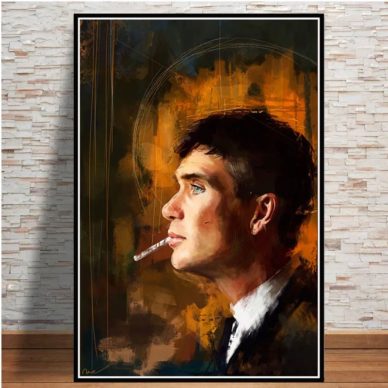 Peaky blinds Cillian Murphy ТВ-шоу художественный постер Картина Настенная картина домашний декор плакаты и принты