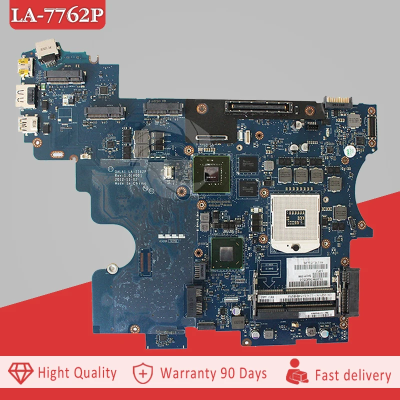 

YTAI CN-0GMVN7 QALA1 LA-7762P for Dell Latitude E6530 laptop motherboard CN-0GMVN7 QALA1 LA-7762P QM77 S989 GMVN7 mainboard