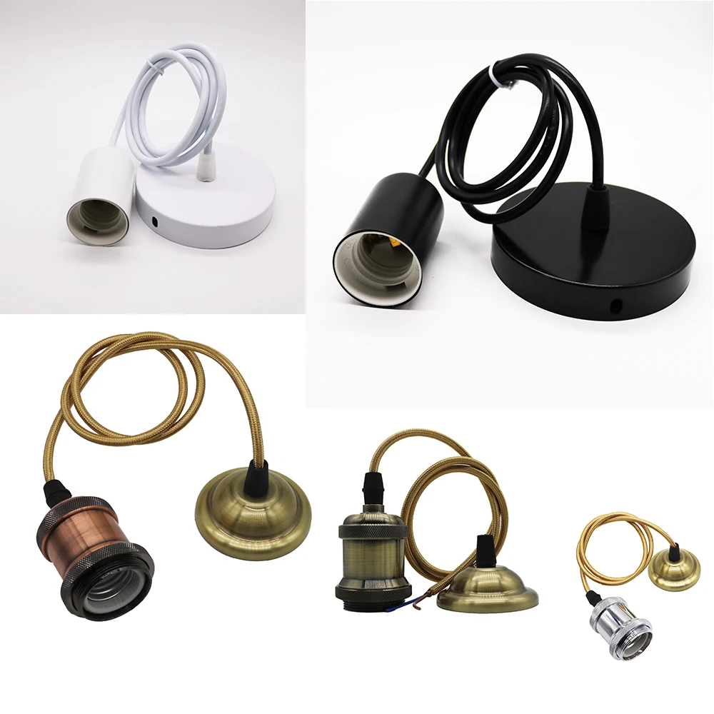  MengJay Aluminum Pendant Light E27 Lamp holder for 110V 220V led/Incandescent Edison bulb Vintage R - 32827456697