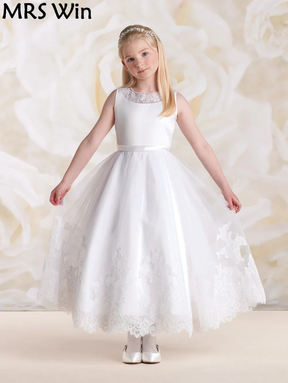 

vestidos de comunion para ninas 2019 Camo Flower Girl Dress Beading Applique First Communion Dresses Kids Prom Dresses