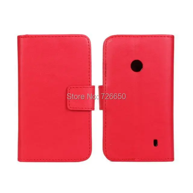 Чехол-кошелек из искусственной кожи для Nokia Lumia 520 с черным, красным, розовым и т. Д.+ Бесплатный протектор экрана