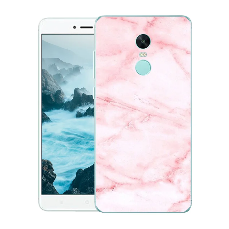 Мягкий силиконовый чехол для Xiaomi Redmi Note 4X 5 дюйма задняя крышка защитный Модный с