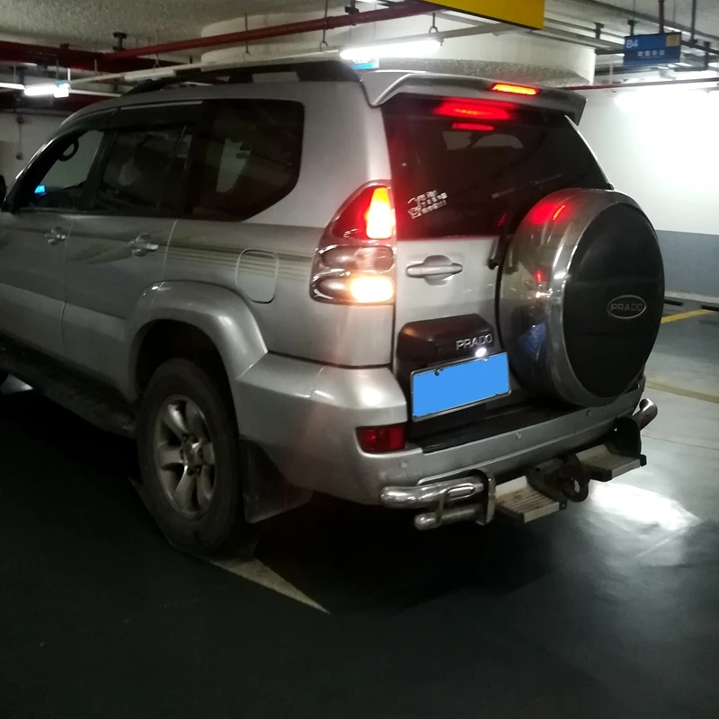 Для 2003 2004 2005 2006 2007 2008 2009 Toyota Land Cruiser Prado FJ120 4000 спойлер из АБС материала