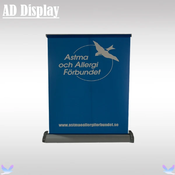 wholesale 50pcs a3 size desktop mini aluminum single side roll up table banner size