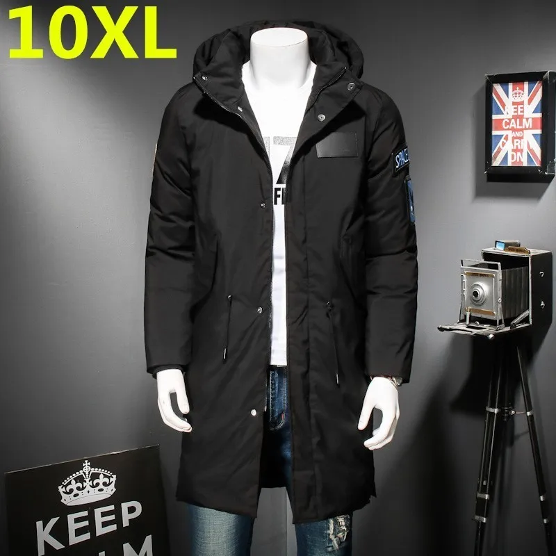 plus size 10XL 9XL 8XL high quality Casual Men Winter Coat Warm Jacket Medium Long Thickening Windproof Coat For Male Large big plus size 10XL 9XL 8XL high quality Casual Men Winter Coat Warm Jacket Medium Long Thickening Windproof Coat For Male Large big
