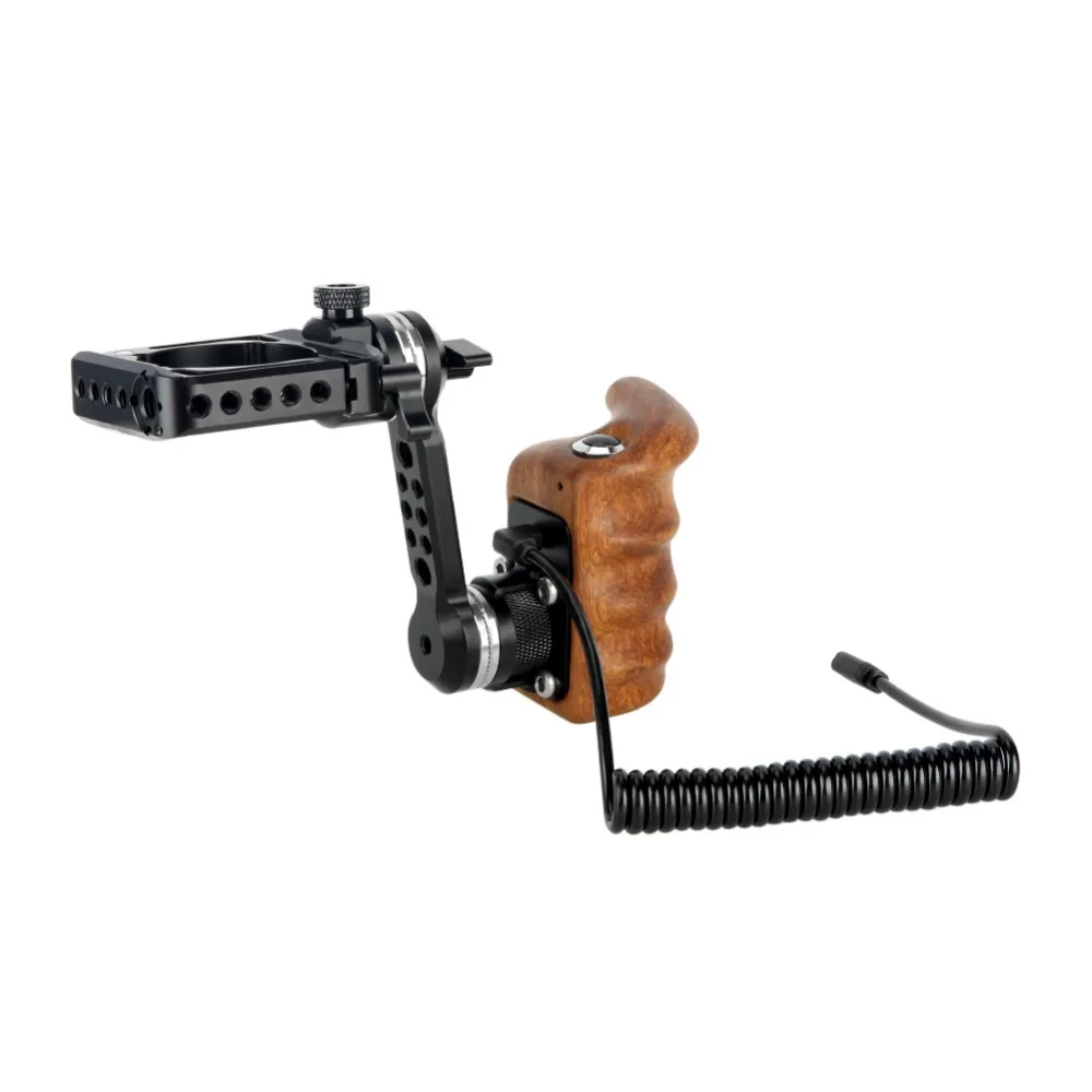 NICEYRIG для DJI Ronin S ручной карданный подвес деревянная ручка RoninS Gimbal Grip ARRI Rosette Видео