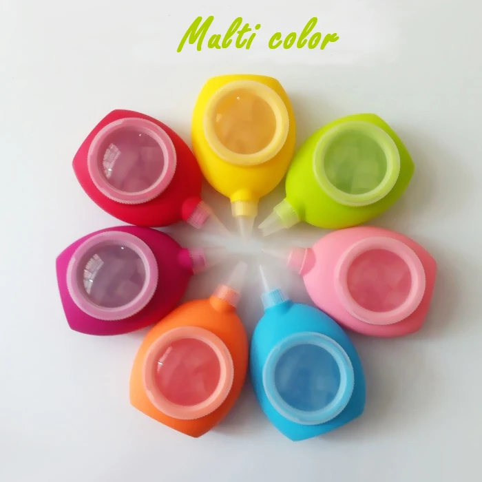 

Multi-color Silicone Dessert Decorators Set Macaron Pen Fondant Cake Decorating Tools 6 Pastry Nipples Included