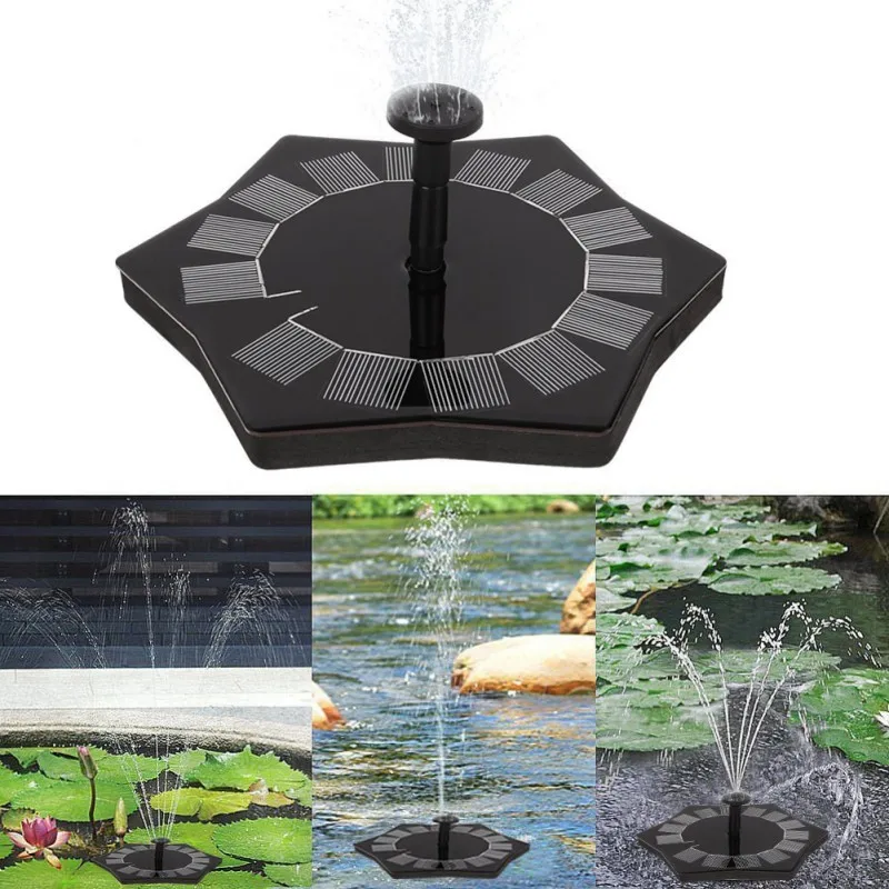 

Solar Starfish Fountain Water Pump for Small Pond Wide Irrigation Pumps Garden pump with 6 Nozzles in Different Size