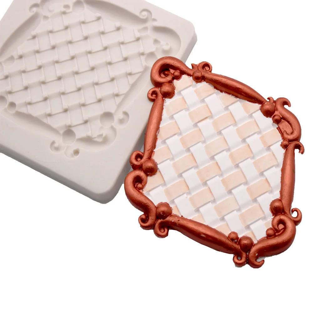 Silicone Moulds Fondant Frames Chocolate Frame Silicone Mold