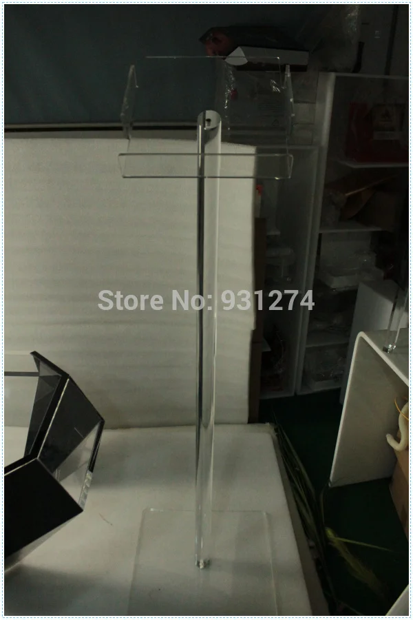 Floor-Standing-A4-Acrylic-brochure-holder-Clear-school-office-lobby-newspaper-rack-Lucite-commercial-literature-shelf
