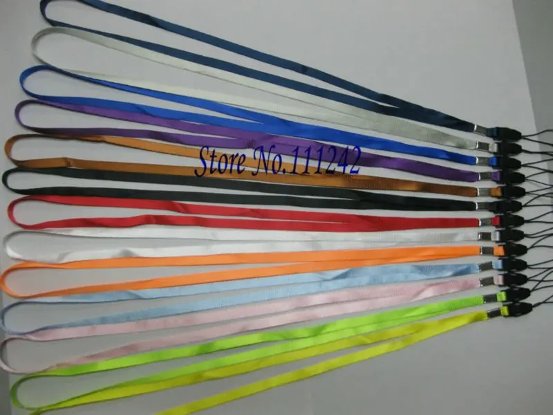 

DHL /FEDEX Free shipping 3G 4G Mobile phone MP3/4 Neck Straps Lanyard for keychain Cords DIY Lariat