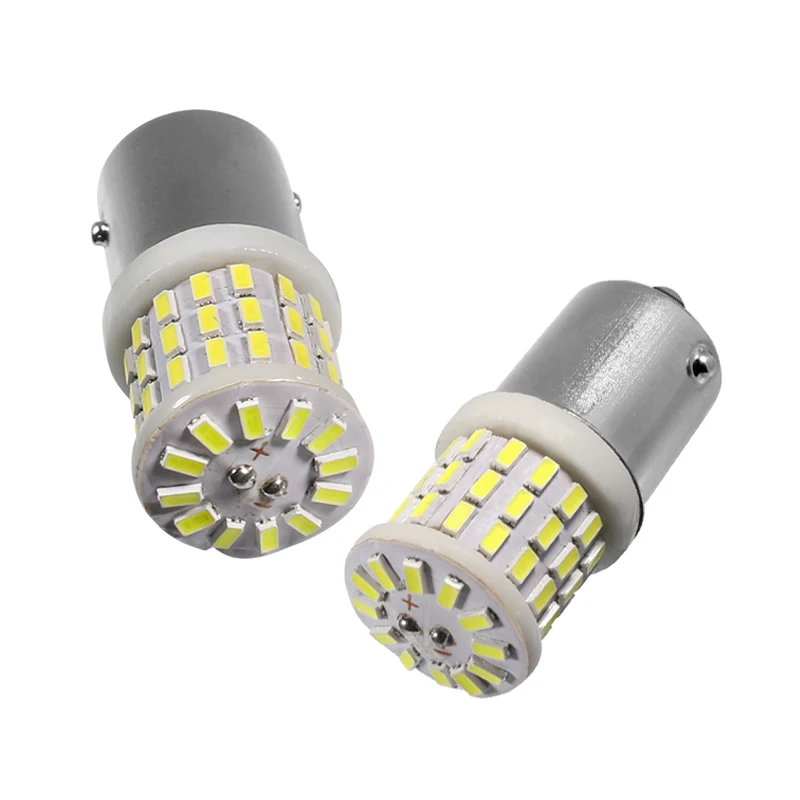 YCCPAUTO-1156 BA15S P21W LED ����, 3014 LED �ڵ��� ���� ����� �ڵ� ���� ������ ���� DRL ǻ�� ȭ��Ʈ 6000K 12V 24V, 2 ��