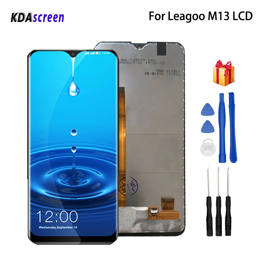 

Original For Leagoo M13 LCD Display Touch Screen Digitizer Replacement For Leagoo M13 Display Screen LCD Phone Parts Free Tools