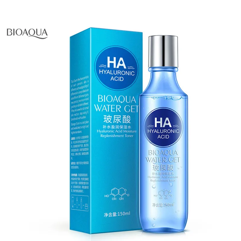 

BIOAQUA Hyaluronic Acid Moisture Replenishment Toner Face Skin Care Refreshing Whitening Skin Treatment Face Beauty Care