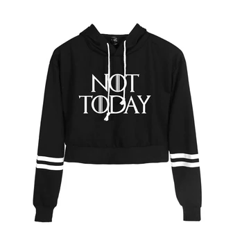 

Arya stark print Fashion Popular cool Bodycon cute Navel Hoodies Sweatshirt Hip Hop Kpop Casual high Street Pullovers Sweatshirt
